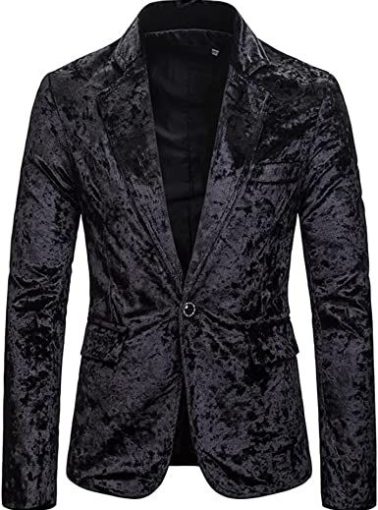 Men's Printed Suit Jacket Stylish Floral Dress Coat Slim Fit Blazer Wedding Dinner Party Tuxedo Jacket